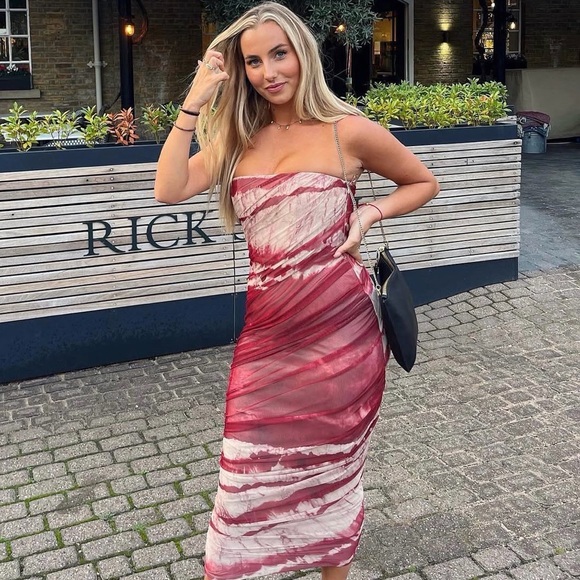 Zara Premium Midi Tulle Dres - Picture 1 of 16